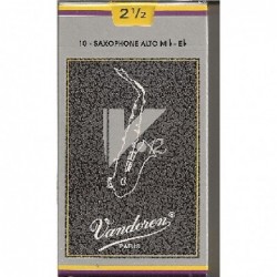 Boite de 10 anches Vandoren V•12 pour Saxophone Alto