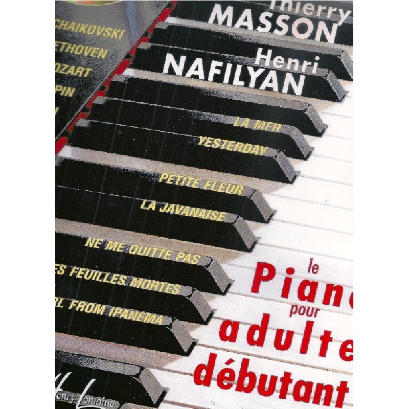Piano adulte debutant - Cdiscount