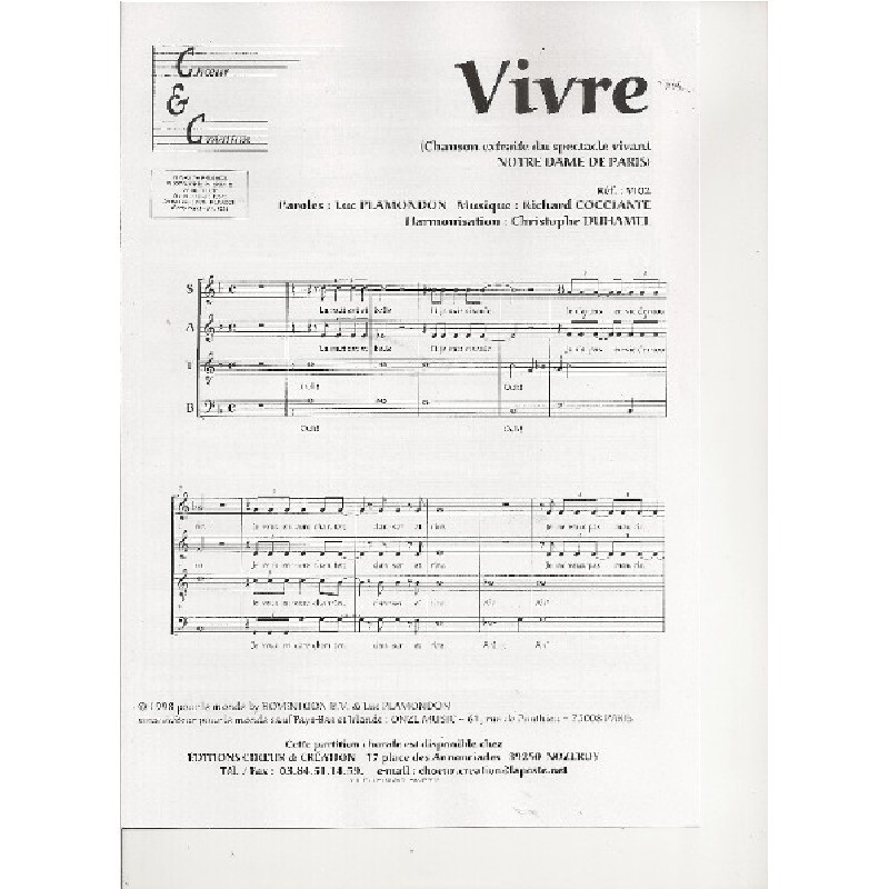 vivre-chant-satb-cocciante-nd-de-pa