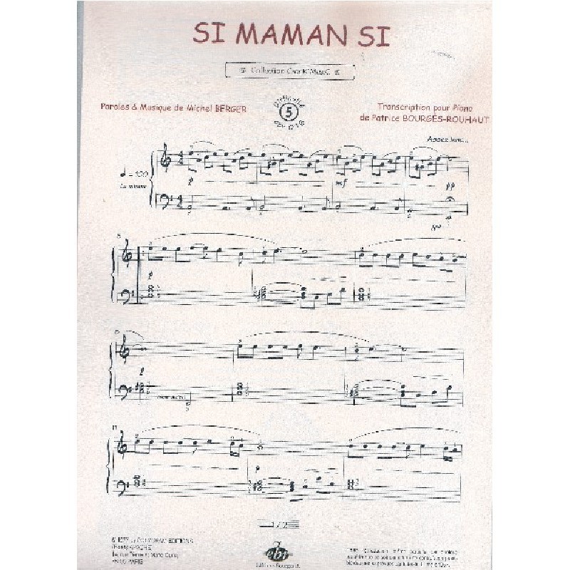 si-maman-si-berger-chant-piano
